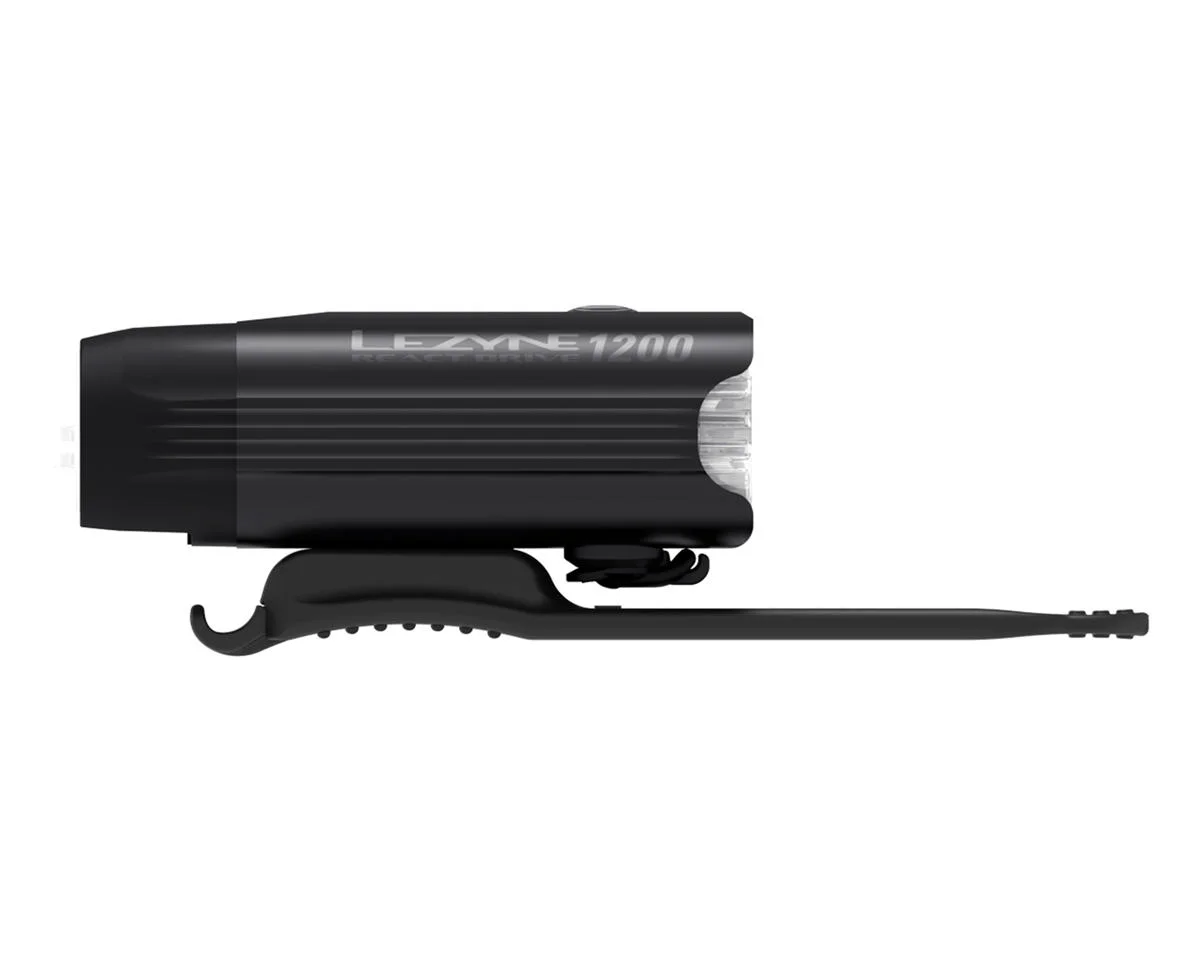 Lezyne React Drive Headlight (Matte Black) (1200 Lumens) - view 2